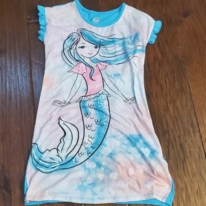 Girls Size M 7/8 Mermaid Nightgown